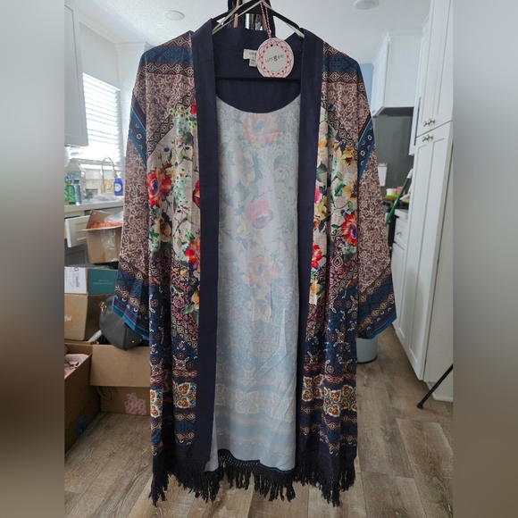 Umgee Jackets & Blazers - Umgee Multicolor Floral Kimono Jacket